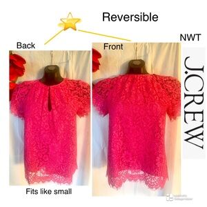 NEW ⭐️ JCREW REVERSIBLE Lace & lined , Can be worn either side ☑️